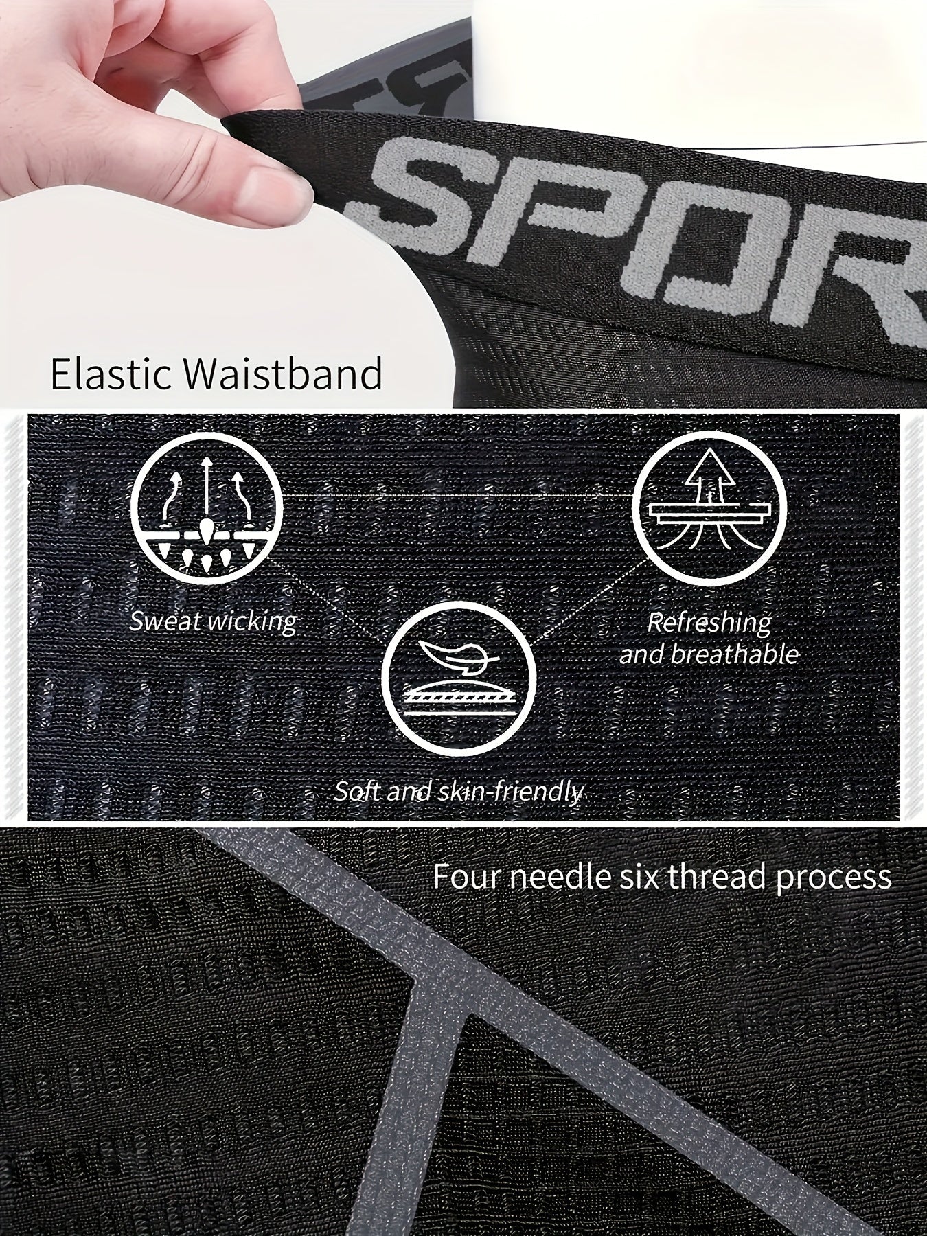 Heren Hoog Elastisch - Fietsshorts