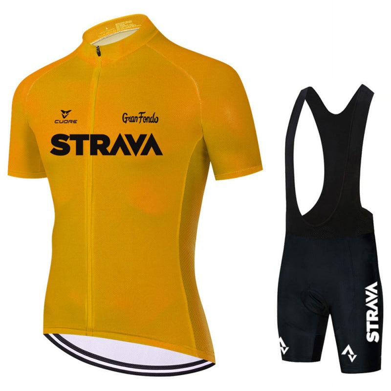 Strava - Professionele korte mouwen wielerset