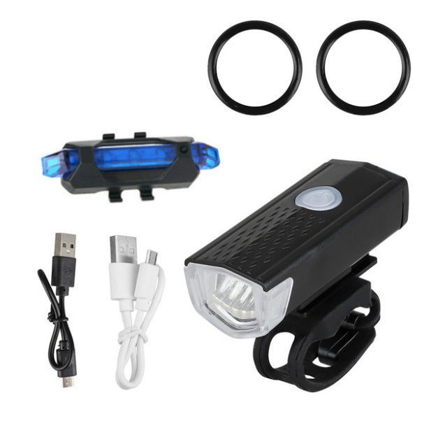 USB-oplaadbare MTB voor- & achterlamp