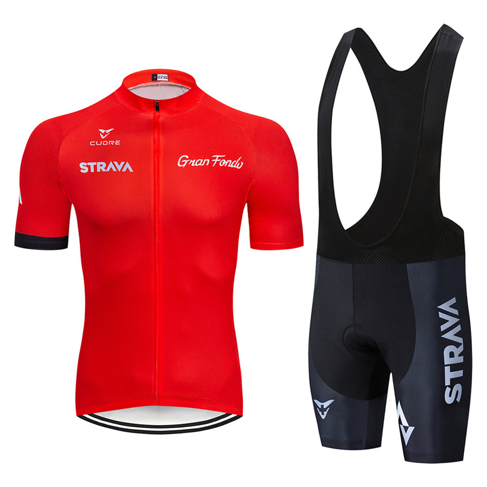 Strava - Professionele korte mouwen wielerset