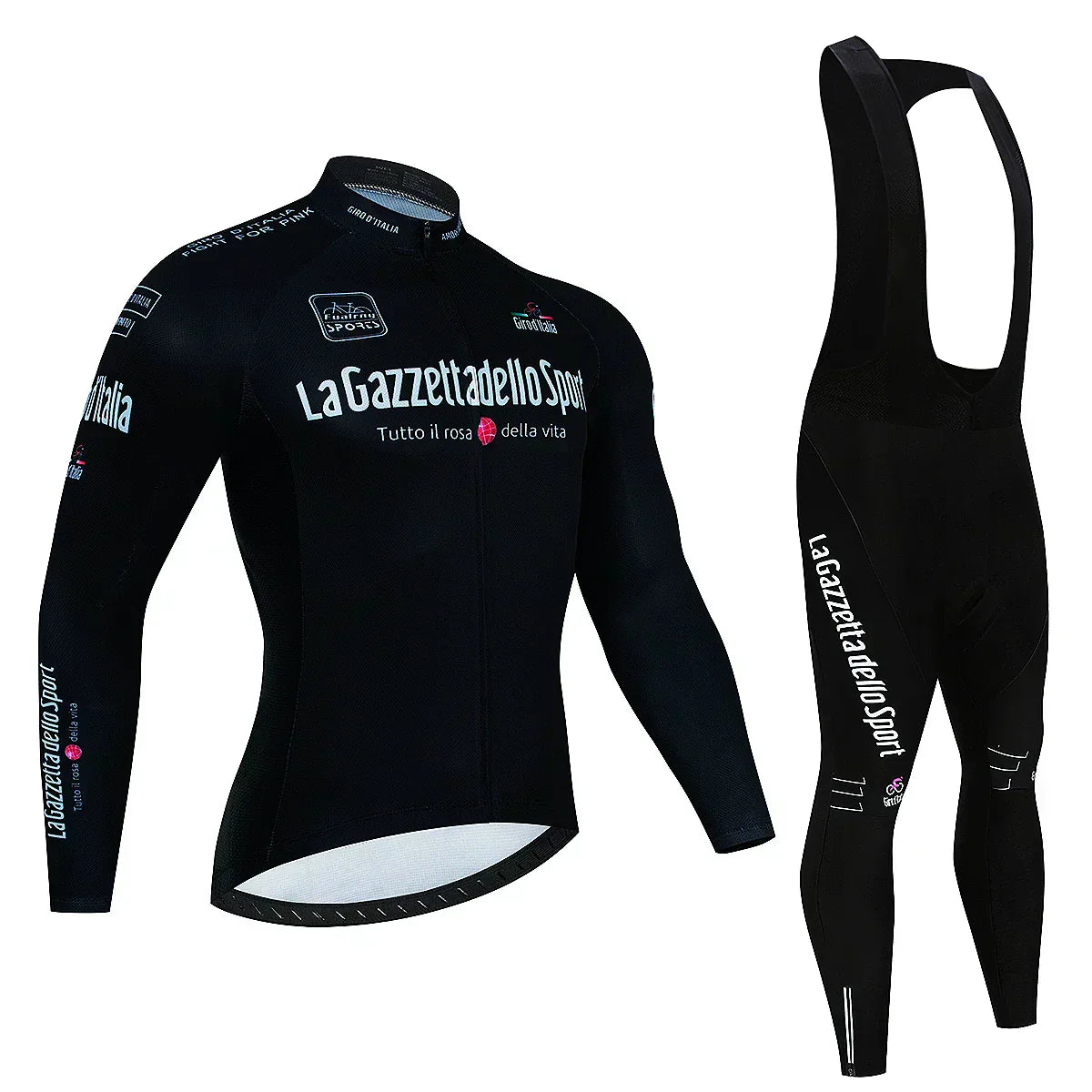Giro d'Italie - Professioneel Wielerset Met Lange Mouwen