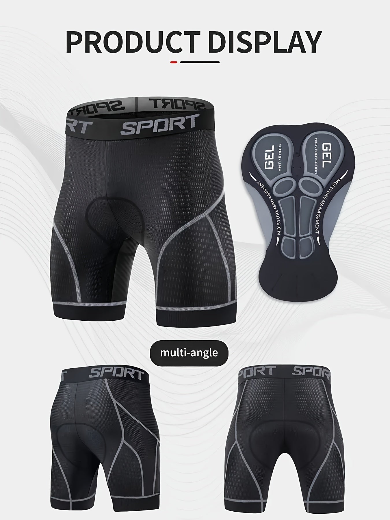 Heren Hoog Elastisch - Fietsshorts