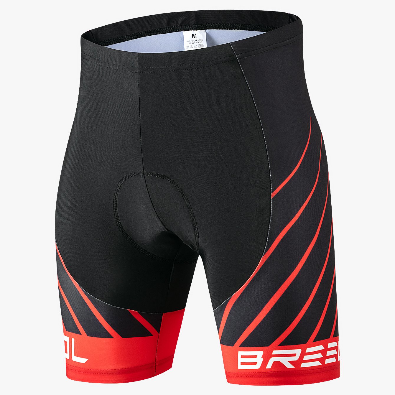 Heren Gel Gevoerde Ademend - Fietsshorts