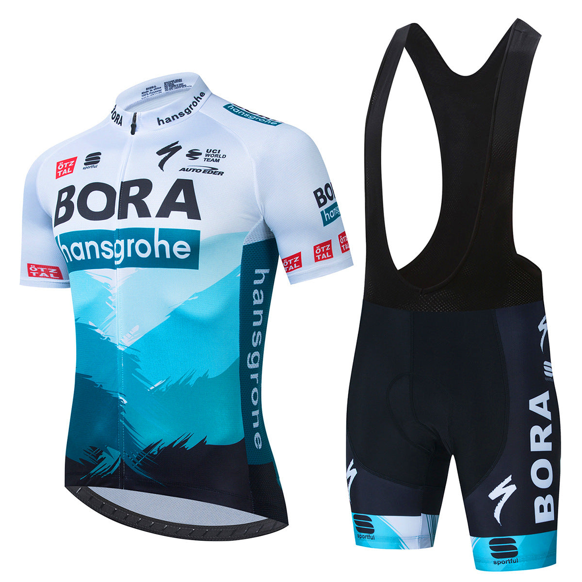 Bora - Professionele Korte Mouwen Wielerset