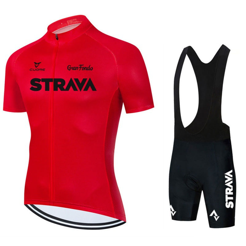 Strava - Professionele korte mouwen wielerset