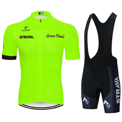 Strava - Professionele korte mouwen wielerset