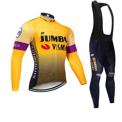 Jumbo - Professioneel Wielerset Met Lange Mouwen