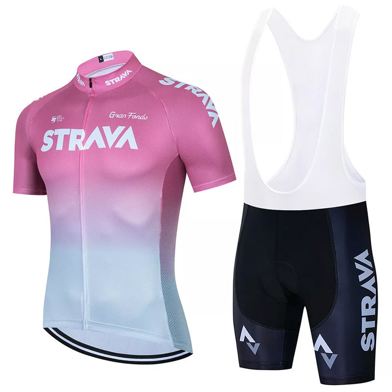 Strava - Professionele korte mouwen wielerset