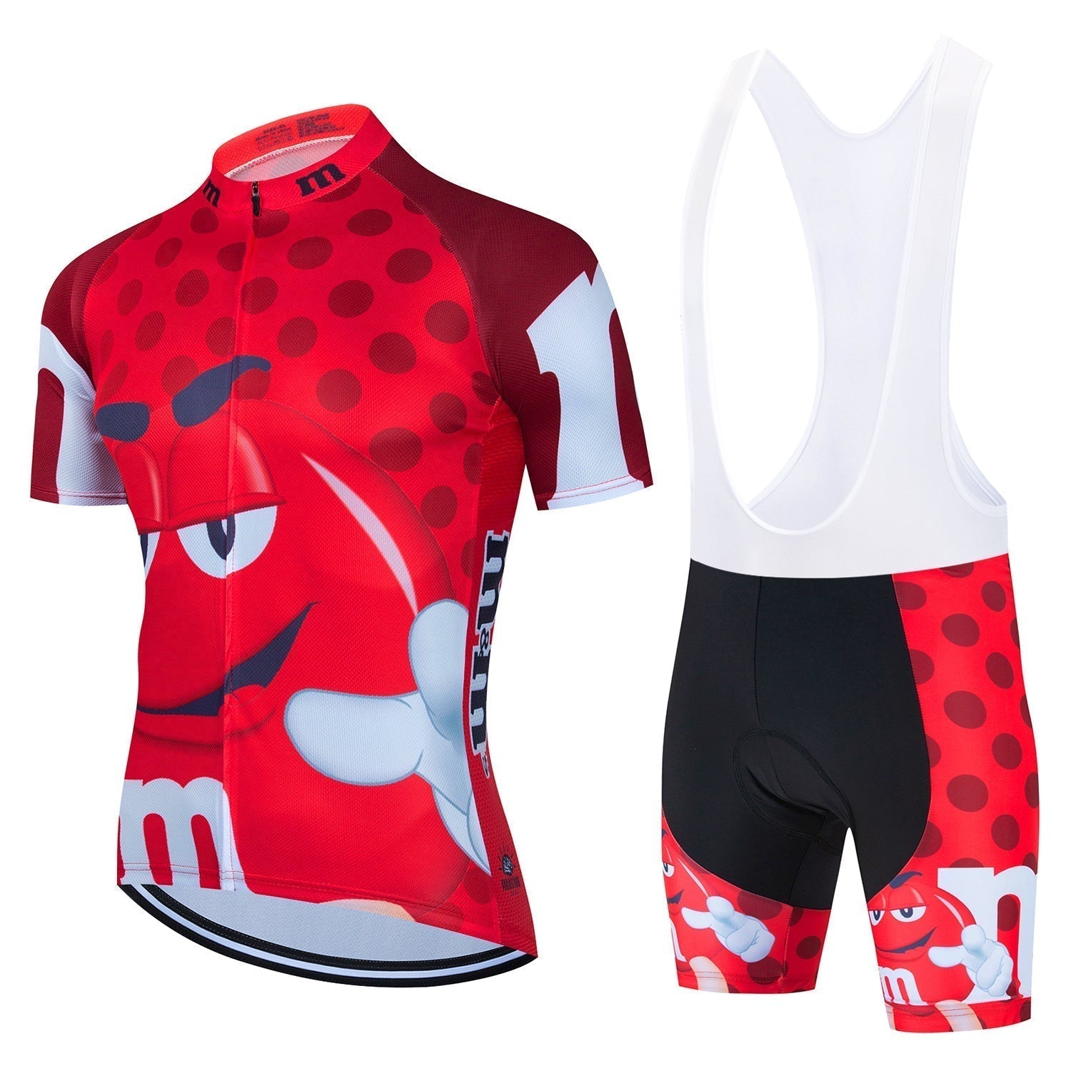 M&M - Professionele Korte Mouwen Wielerset