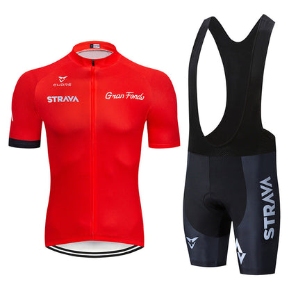 Strava - Professionele korte mouwen wielerset