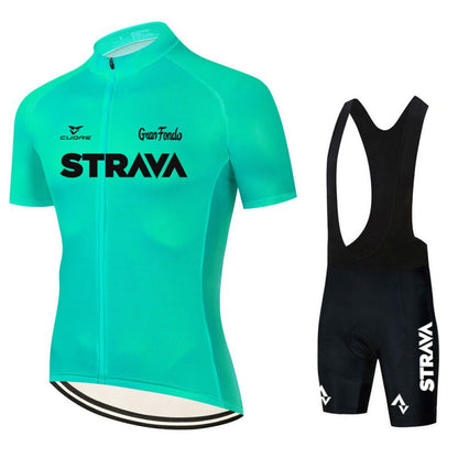 Strava - Professionele korte mouwen wielerset