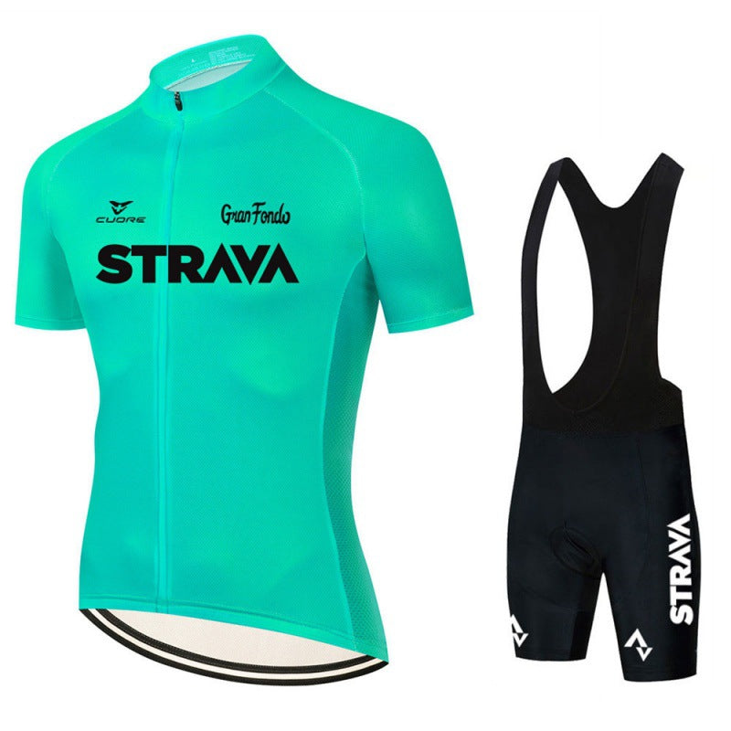 Strava - Professionele korte mouwen wielerset