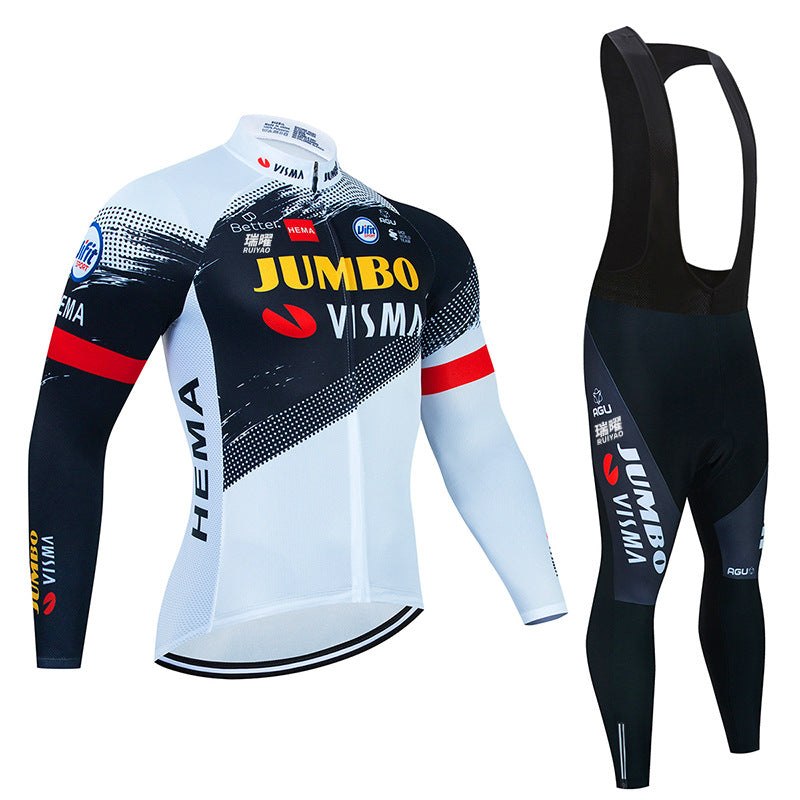 Jumbo - Professioneel Wielerset Met Lange Mouwen