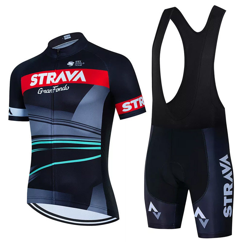 Strava - Professionele korte mouwen wielerset