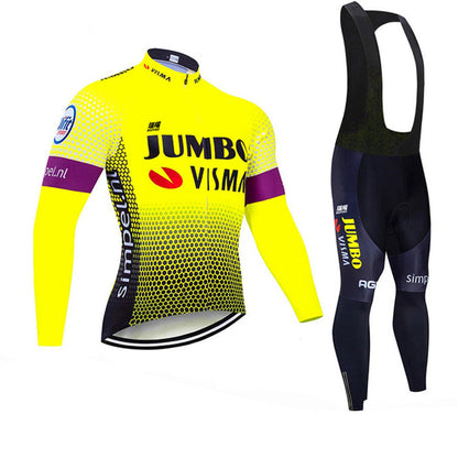 Jumbo - Professioneel Wielerset Met Lange Mouwen