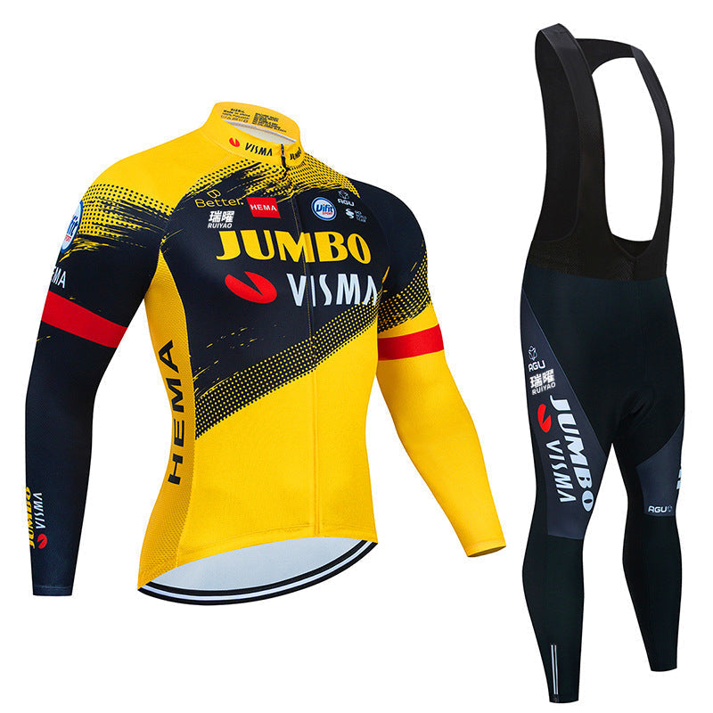 Jumbo - Professioneel Wielerset Met Lange Mouwen