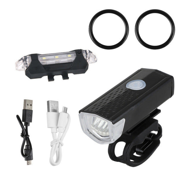 USB-oplaadbare MTB voor- & achterlamp