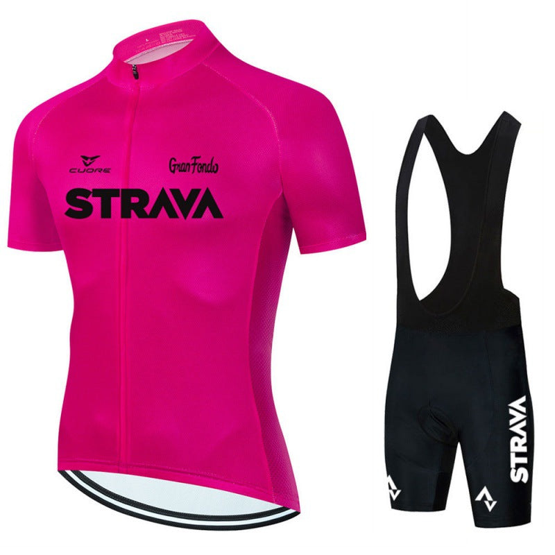 Strava - Professionele korte mouwen wielerset
