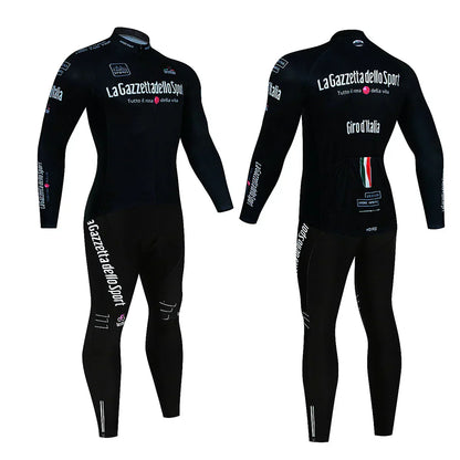 Giro d'Italie - Professioneel Wielerset Met Lange Mouwen